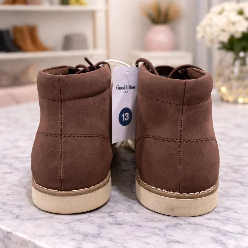 Goodfellow & Co Men’s Chukka Boots Brown Size 13 NWT Casual Comfort Shoes